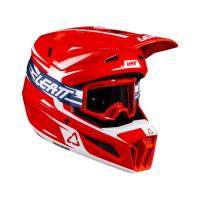 Leatt Шлем кроссовый 3.5 V26 Red + очки Vizion 3.5 в Астрахани