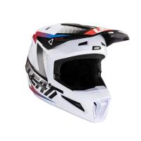 Leatt Шлем кроссовый Moto 2.5 Helmet Black/White 2024 в Астрахани