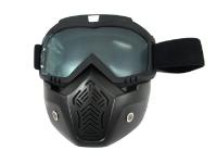Scout маска MZ-1 оправа черная, линза прозрачная с защитой лица в Астрахани