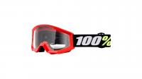100% Очки детские Strata Mini Goggle Red/Clear Lens в #REGION_NAME_DECLINE_PP#