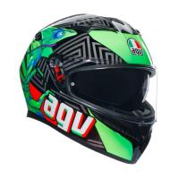 AGV Шлем K3 Kamaleon Black/Red/Green в Астрахани