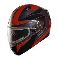ZOX Шлем снегоходный Condor Parkway, стекло с электроподогревом, Красный/Черный/Матовый в #REGION_NAME_DECLINE_PP#
