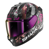 Shark Шлем Skwal i3 Hellcat Mat Black/Chrome/Violet в Астрахани