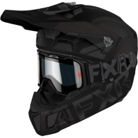 FXR Шлем Clutch Cold Stop QRS Electric 22 Black Ops в Астрахани