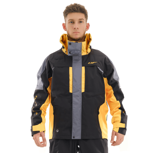 Dragonfly Куртка мембранная Quad Pro Black-yellow в Астрахани