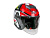AiM Шлем открытый JK526 Red/Grey/Black в Астрахани