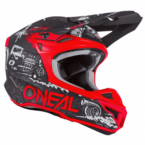 ONEAL Кроссовый шлем 5Series HR Черный/Красный в Астрахани