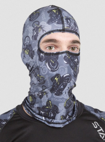Starks Подшлемник Light Print Moto Серый принт в Астрахани