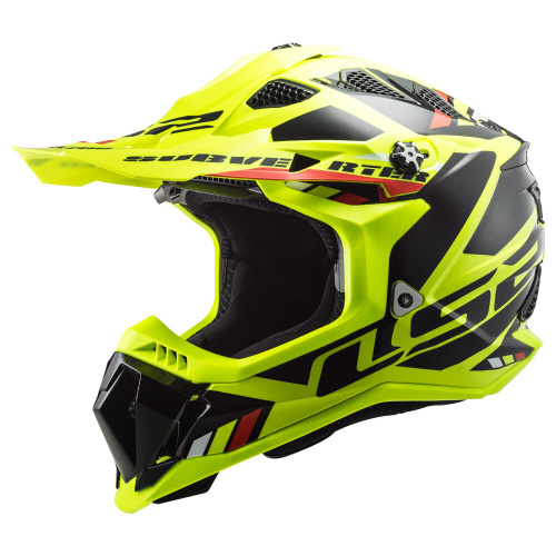 LS2 Мотошлем MX700 Subverter Evo Stomp Желто-черный в Астрахани