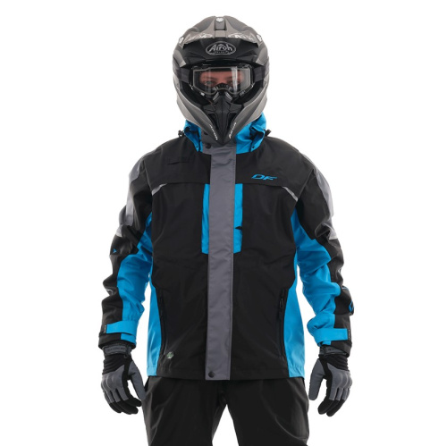 Dragonfly Куртка мембранная Quad Pro Black-Blue в Астрахани