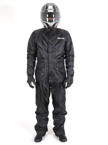 Раздельный дождевик Inflame R10100, цвет черный в Астрахани