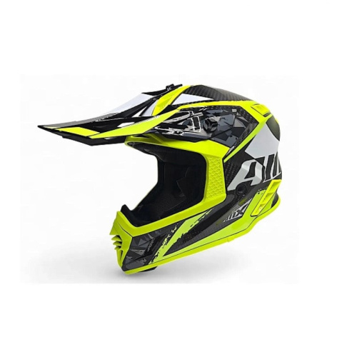 AiM Шлем RH855 Carbon Terrain Black/Yellow в Астрахани