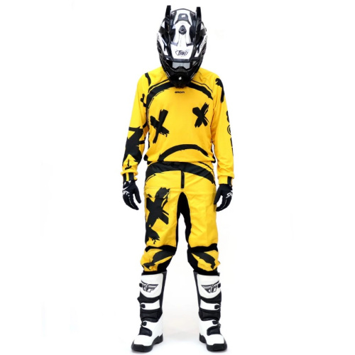 Grom Штаны кроссовые Sadman Yellow в Астрахани