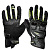 Sweep Перчатки кожаные+текстиль Hammer Black/Yellow в Астрахани