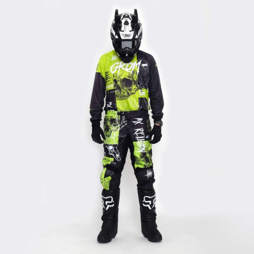 Grom Джерси MX Religion lime в Астрахани