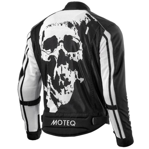 Moteq Мотокуртка текстильная сетка Rebel Черно-белая в Астрахани