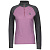 Scott Термокофта женская  Zip Defined Merino dark grey melange/cassis pink в Астрахани