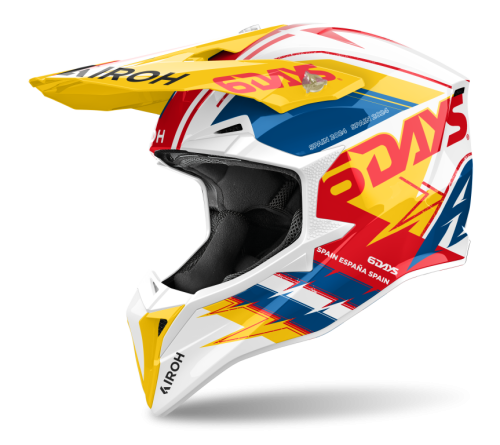 Airoh Мотошлем Wraaap Sixdays Spain 2024 Glossy в Астрахани