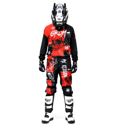 Grom Джерси + штаны MX Religion red в Астрахани