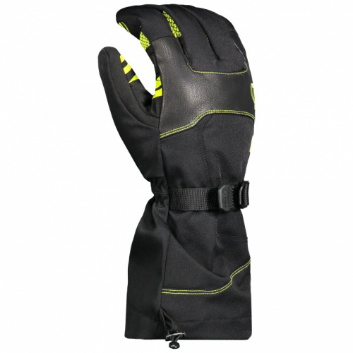 Scott Перчатки Cubrick Black/Lime-green в Астрахани