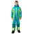 Dragonfly Зимний утепленный комбинезон Gravity Teenager Dark Green - Lime 2025 в Астрахани