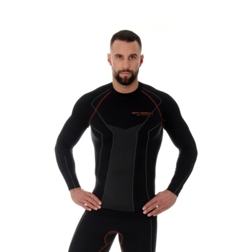 Brubeck Футболка мужская Thermo Protect черный в Астрахани
