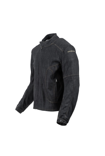 Hyperlook Мотокуртка джинсовая Lion denim Синий в Астрахани