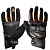 Sweep Перчатки кожаные+текстиль Hammer Black/Orange в Астрахани